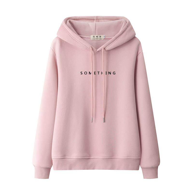 春秋美式复古正肩连帽卫衣女款加绒2025秋冬新款宽松外套显瘦上衣