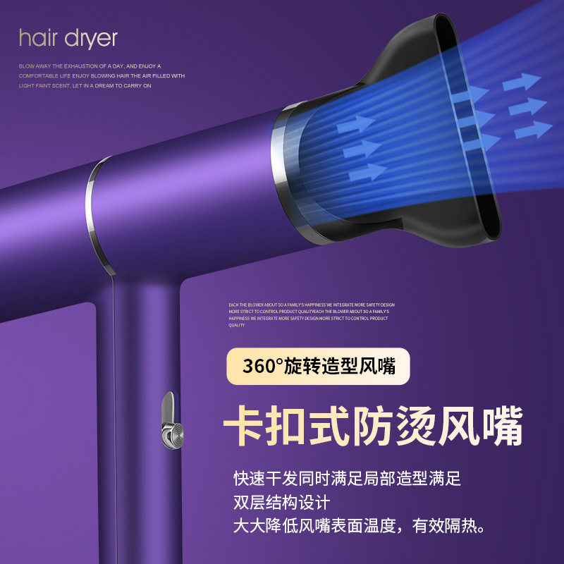 网红锤子吹风机蓝光负离子家用发廊宿舍吹风筒电吹风礼品
