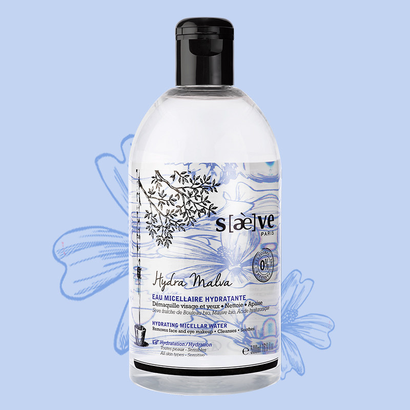 【临期特卖】树予法国进口锦葵高保湿洁肤卸妆水温和无刺激500ml