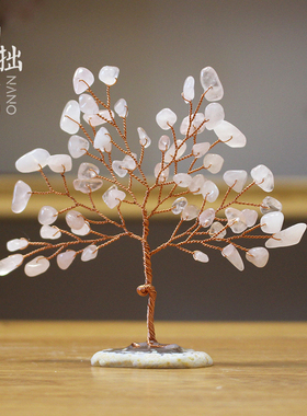 天然水晶招财简约桌面摆件