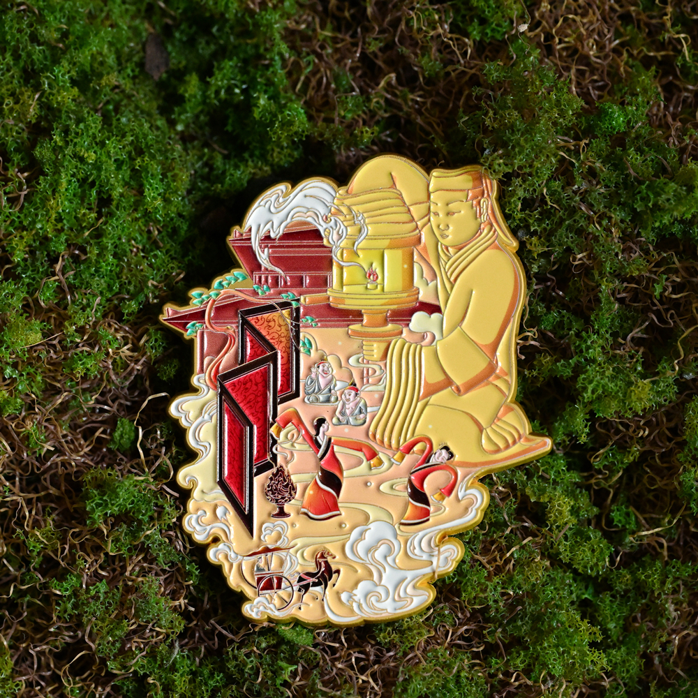 河北博物院汉宫宴乐金属冰箱贴长信宫灯博物馆文创装饰品送礼