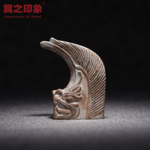 唐代鸱吻树脂立体冰箱贴河北省邢台博物馆文创纪念礼品冀之印象