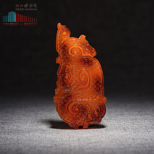 河北博物院战国中山国玉龙黄玉佩立体冰箱贴文物文创国宝回家