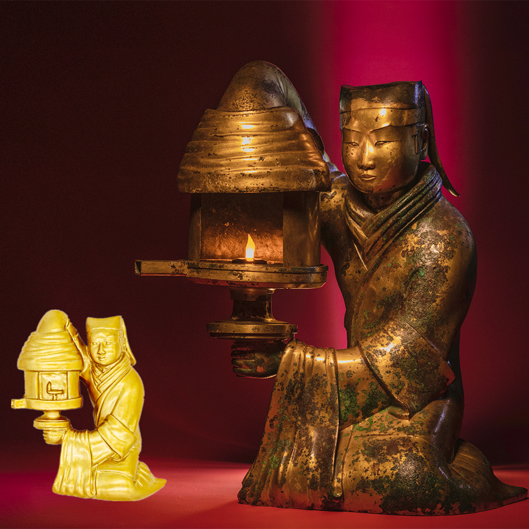 河北博物院冰箱贴长信宫灯文创