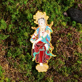 河北博物院东方美神正定隆兴寺倒坐观音金属冰箱贴博物馆文创