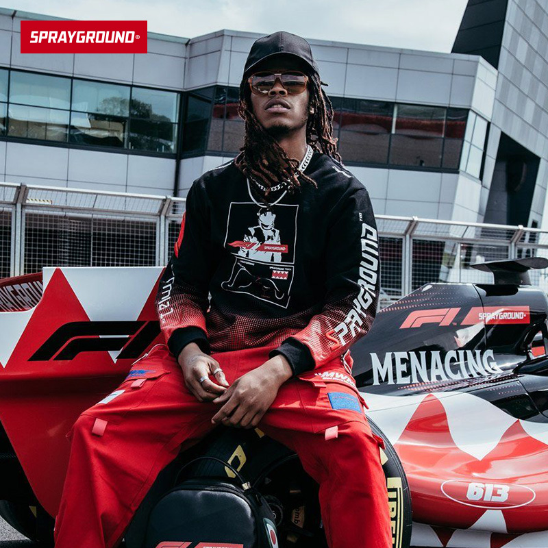圆领卫衣SprayGroundF1联名