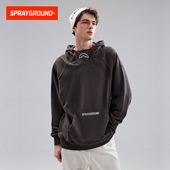 SprayGround鲨鱼嘴宇航领太空棉连帽卫衣男女情侣加绒宽松帽衫