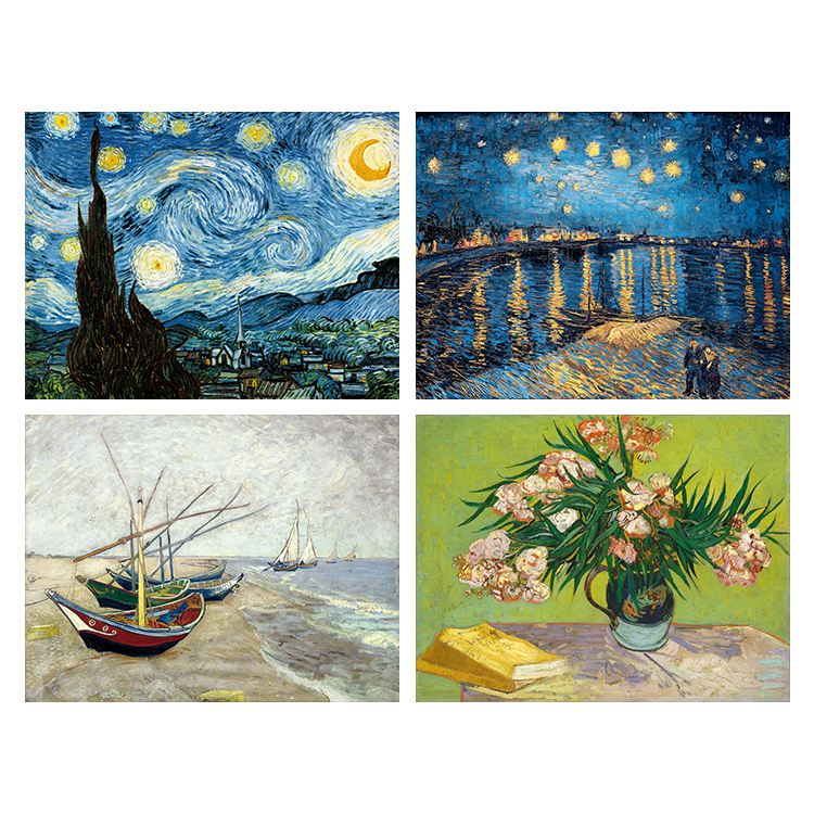 梵高丰收客厅书房印刷喷绘装饰画