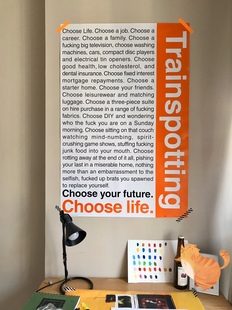 猜火车 Trainspotting 经典电影对白 美国进口海报装饰画