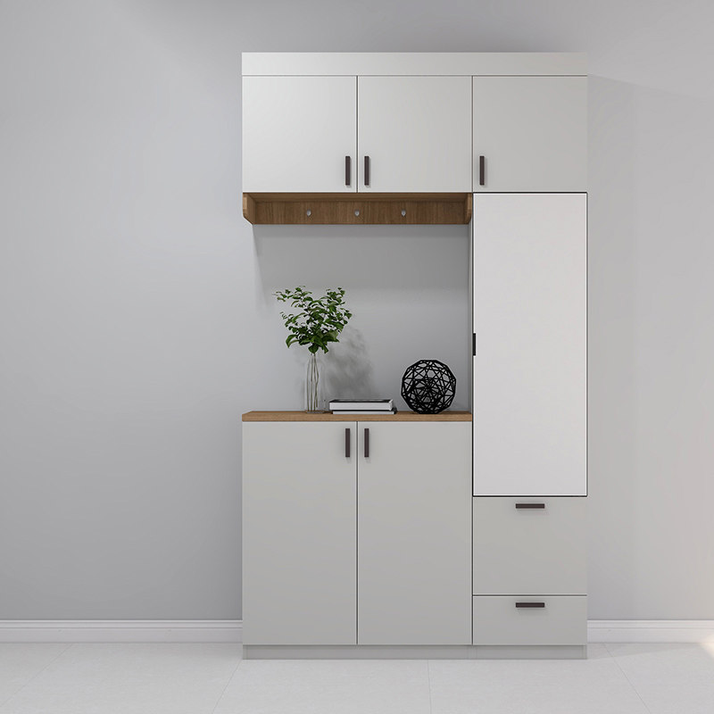 掌上明珠家具现代简约定制鞋柜入户柜客厅隔断玄关整体定做储物柜