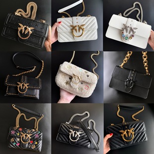 2025新款同款链条燕子包酒神真皮单肩斜挎纤佰亿压花腋下女包包。