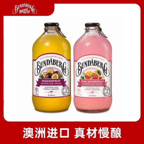 宾得宝进口果汁汽水气泡水2瓶装