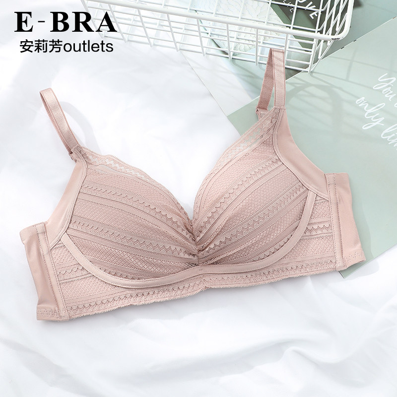 【轻柔杯】安莉芳官方奥莱内衣E-BRA蕾丝薄款无钢圈收副乳文胸女,女士内衣/男士内衣/家居服,文胸,淘宝优惠券,粉丝福利购,淘宝优惠卷