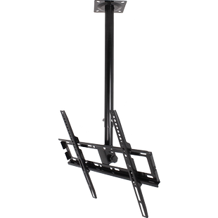 32-55英寸液晶电视机吊架杆吊顶支架广告天花板吸顶伸缩旋转挂架