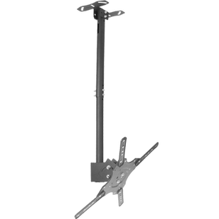 电视机吊架吊顶架倾斜45度90度奶茶广告机伸缩吊杆挂架旋转360度