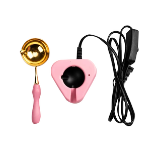 火漆印章套装全套电熔炉蜡粒章头新手火气昂章工具火星火机蜡印火器玩具女孩生日六一儿童节礼物安全无异味