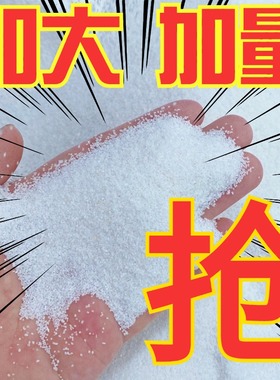 石英砂细沙天然沙白砂鱼缸造景流沙瀑布灭烟丙烯画专用白沙石英沙