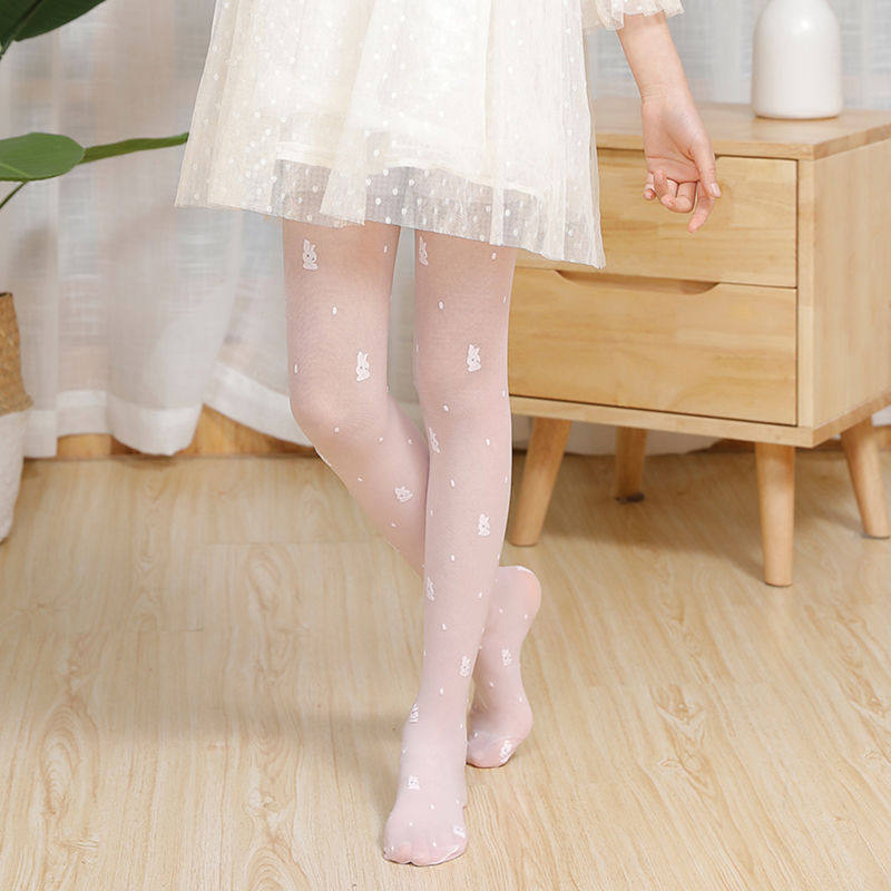 动漫裤袜蚊童防女孩大裤袜女童学生九分超薄丝袜连裤袜夏打底宝宝