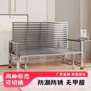 不锈钢折叠沙发床两用小户型拉床单人床双人床客厅简约现代折叠床