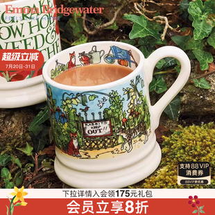 Emma 猫猫杯咖啡杯釉下彩emmabrigewater Bridgewater中号马克杯