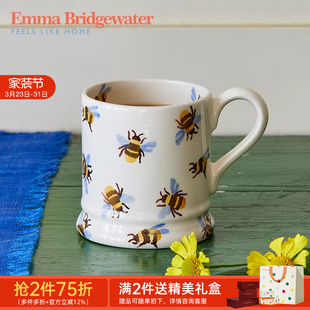 Emma Bridgewater中号马克杯大黄蜂咖啡杯釉下彩陶瓷水杯家用送礼