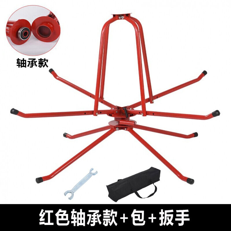 地暖管放管器盘地暖管架子铺地热管盘管器放管器支架加厚轴A1红色