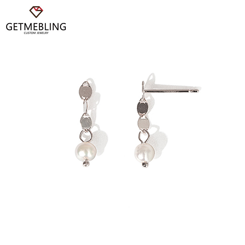 Get Me Bling韩国进口耳环长款珍珠水滴耳环女甜美风耳坠