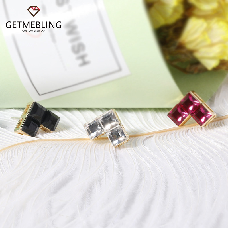 Get Me Bling正品耳钉女925银针简约小巧可爱甜美百搭日韩清新