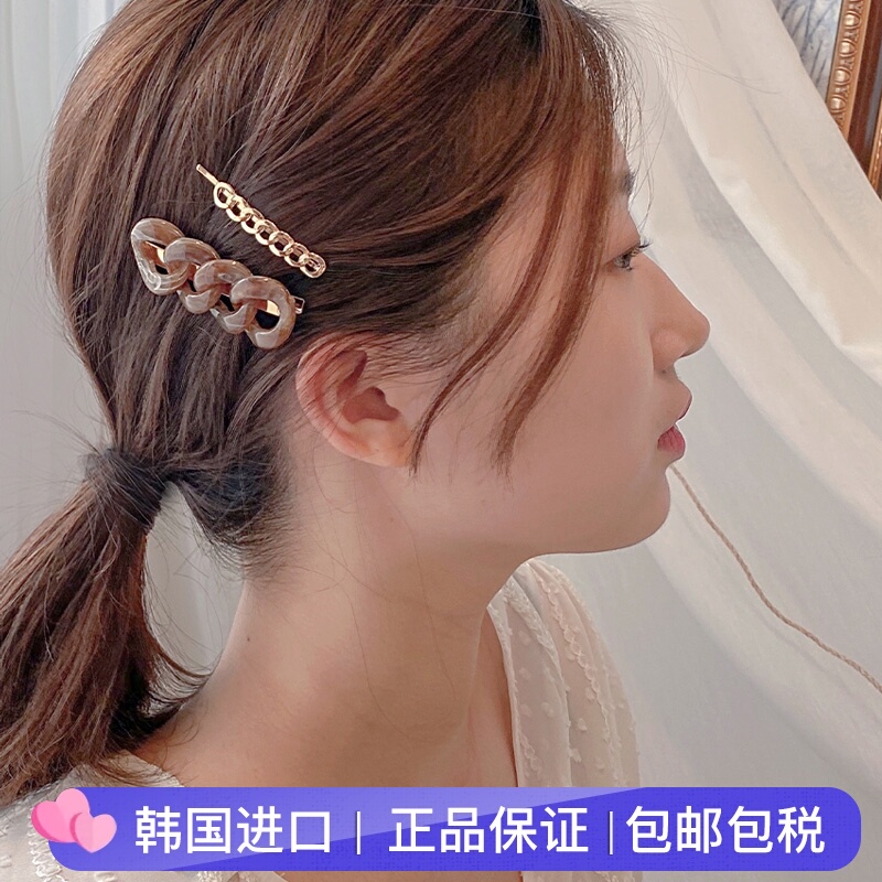 Get Me Bling麻花发夹边夹少女网红侧边简约森系气质ins韩国百搭