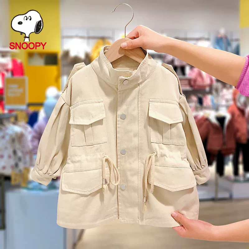 Ньюби, снупи, осеннее детское trench coat, коллекция 2021, западный стиль