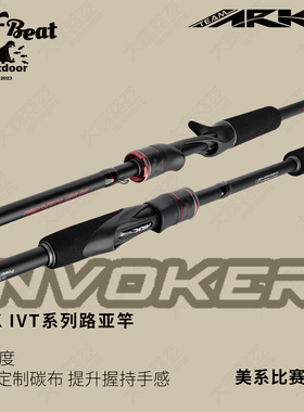 美国ARK 美系独节Invoker Tour路亚竿IVT系列竿鲈鱼翘嘴比赛钓竿