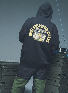 日本品牌IFC COOLER BOX MONSTER HOODIE路亚连帽卫衣IFAW24-028