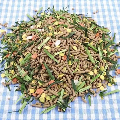 兔兔喜欢吃的两斤兔粮全阶段可吃宠物兔家兔肉兔