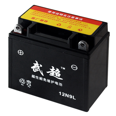 摩托车电瓶12v9a125免维护通用