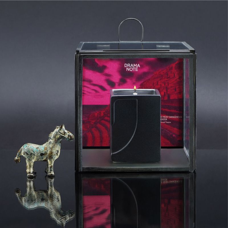 HOWstore DRAMANOTE浴火石座香氛蜡烛气味好闻艺术空间节日礼物