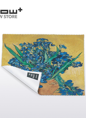 HOWstore 梵高博物馆系列超细纤维眼镜布鸢尾花杏花自画像图案