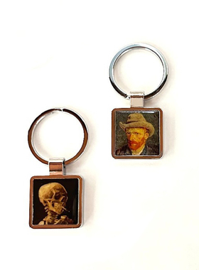 HOWstore 梵高博物馆金属钥匙圈扣艺术文化文艺创意礼品