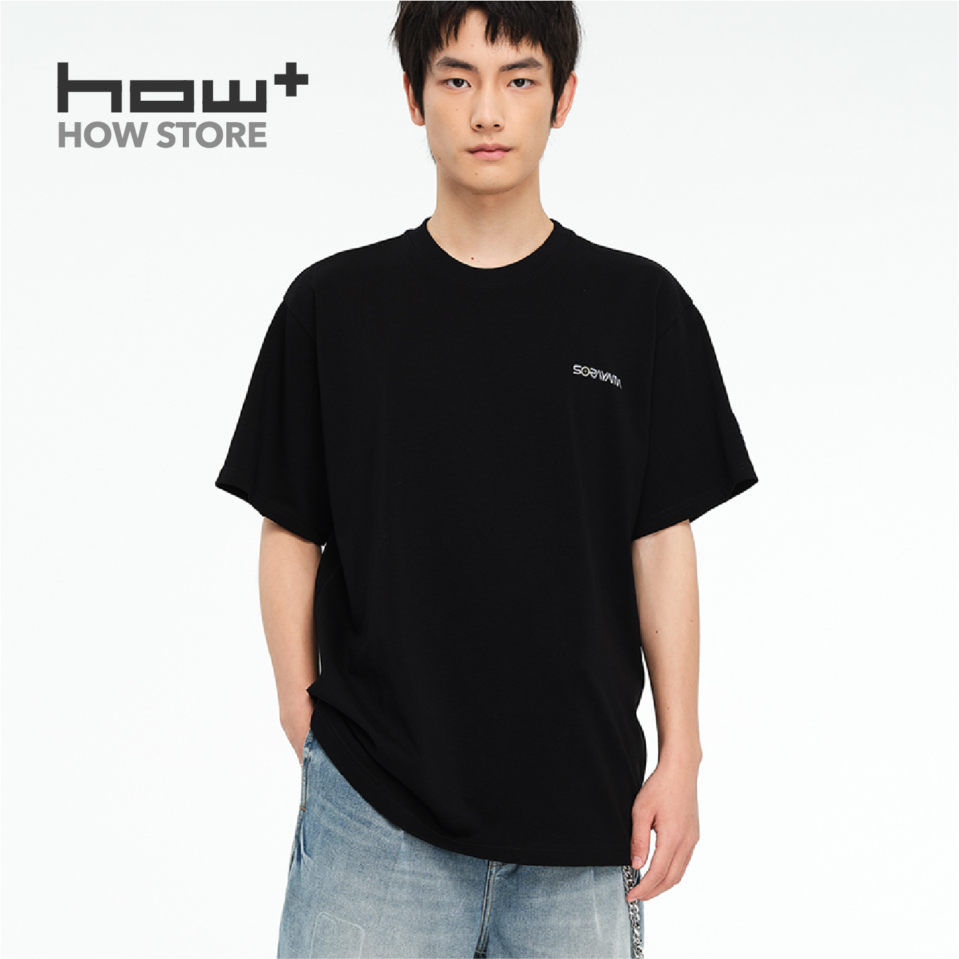 SORAYAMA x HOWstore x d other day..空山基坐姿机械姬潮流T恤