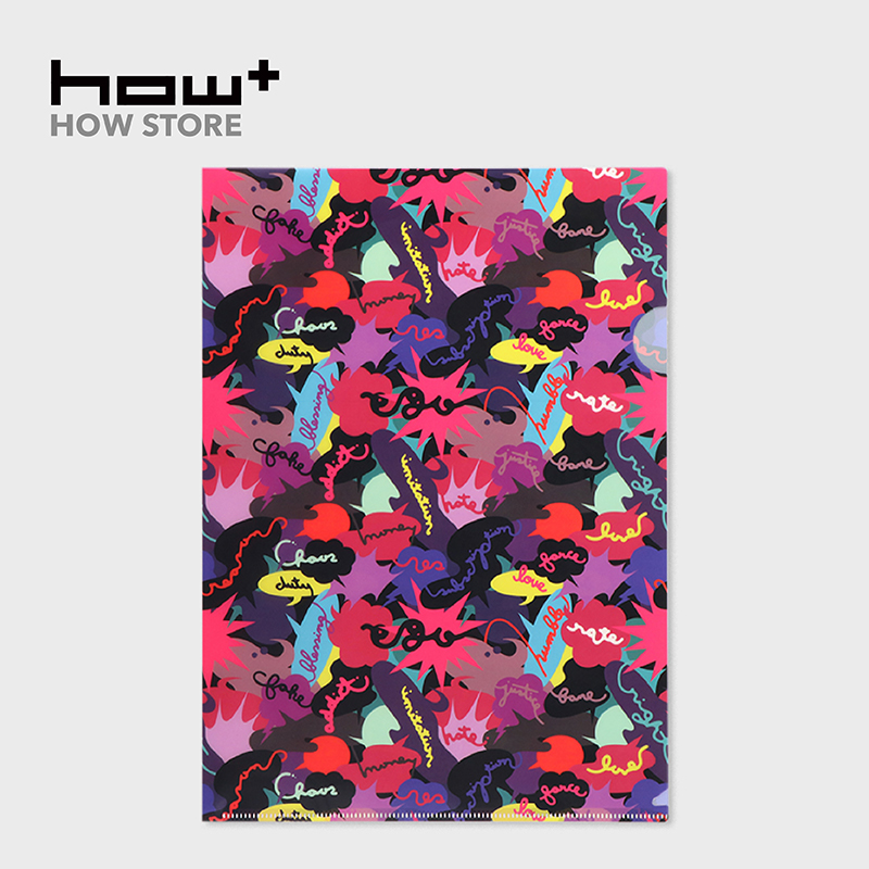 HOWstore UTAMARO × MARK’S 限定款A4透明文件夹潮流艺术