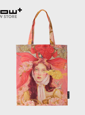 HOWstore x 赵小黎绽放BLOSSOM艺术购物手袋单肩包帆布袋