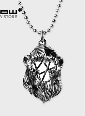 HOWstore 黄玉龙项链系列925银饰吊坠wukong潮流嘻哈艺术百搭