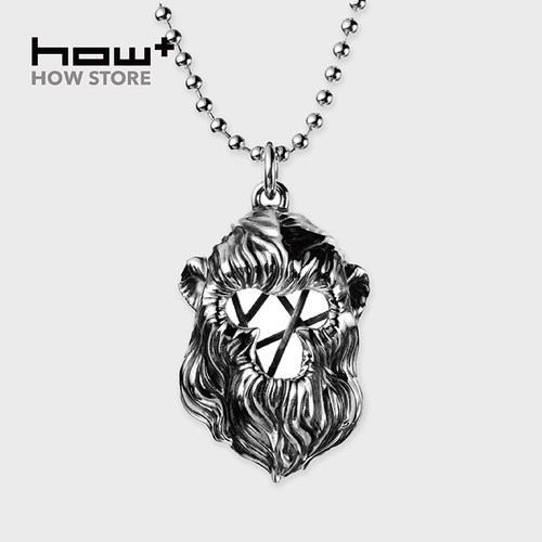 HOWstore 黄玉龙项链系列925银饰吊坠wukong潮流嘻哈艺术百搭