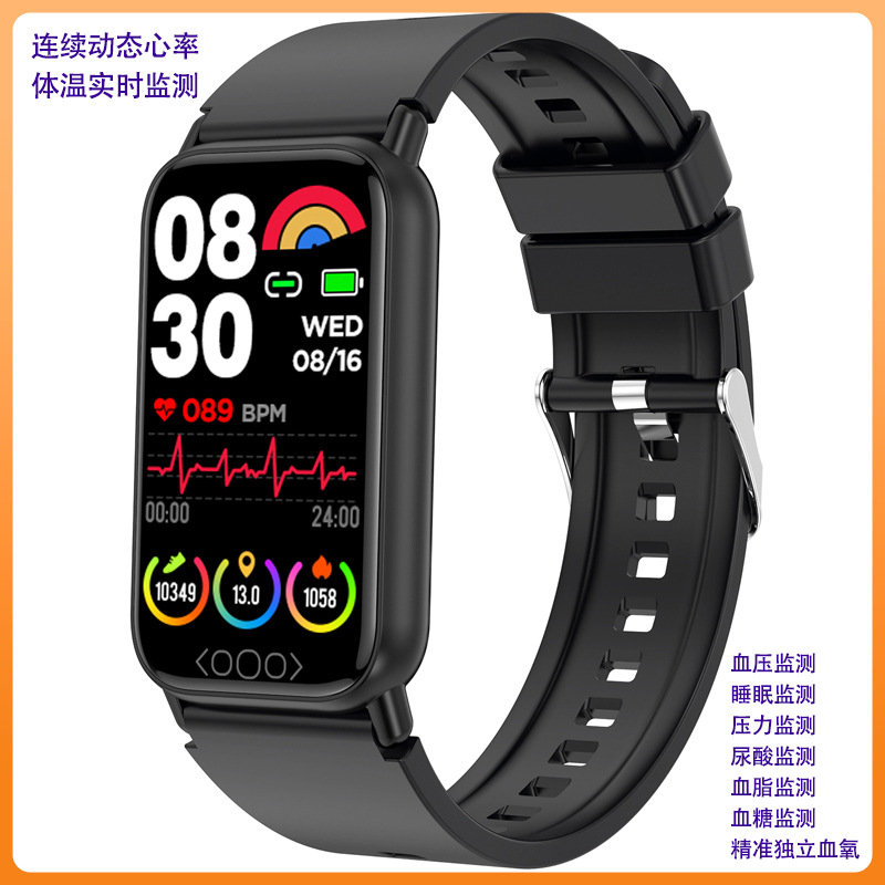 智能手环工厂礼品TK72运动手环体温血压健身心率计步智能手表
