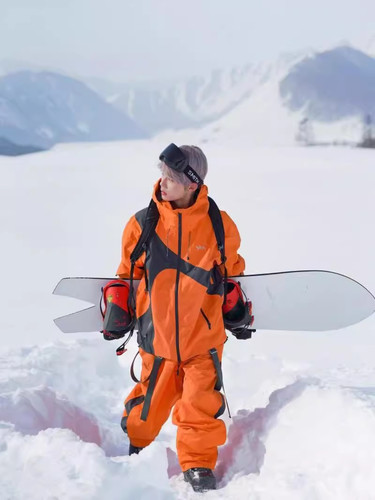 3L全压胶滑雪服WELEM防水透气