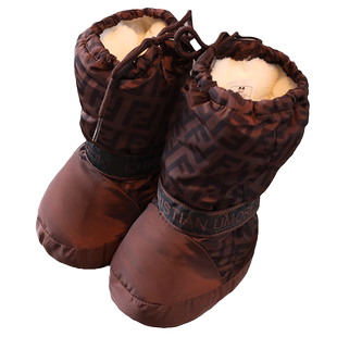 婴儿鞋冬季加厚保暖棉鞋加绒高帮包棉裤鞋子软底男女宝宝鞋子不掉