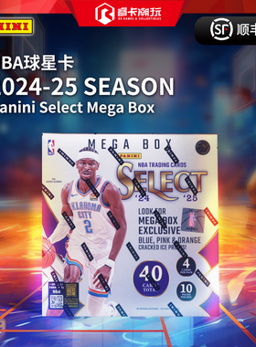25 Panini Select Basketball Mega Box NBA 篮球 收藏卡 球星卡