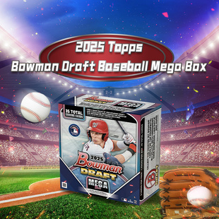 25 MLB Bowman Draft Mega Box 棒球 收藏卡 球星卡