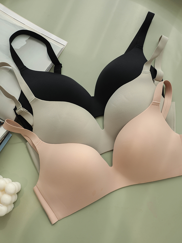 趣安芬文胸内衣女光面高级无痕