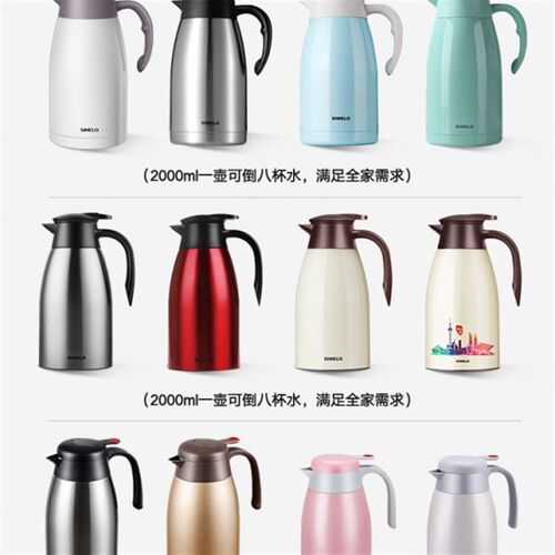 水瓶2不锈钢保温壶暖壶办公室lome水壶G家用大容量s暖热水瓶L便携