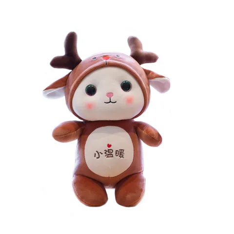 公仔新款毛绒玩具大眼公司礼品抓机企鹅软体活动站姿娃娃变脸